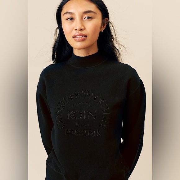KOTN Tops - KOTN ANNIVERSARY MOCK NECK SWEATSHIRT
